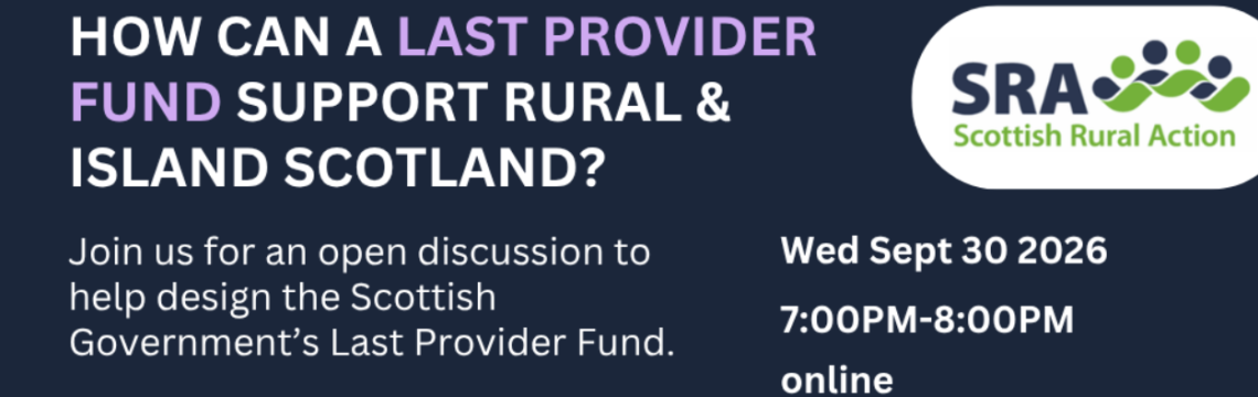 SRA event - Last Provider Fund